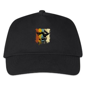 Breakdance - Kinder Basecap - Schwarz - Vorne