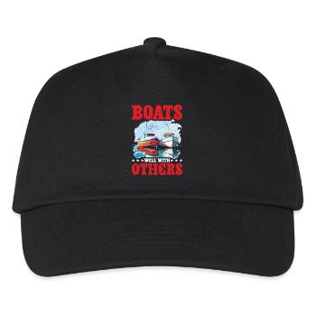 Boats Well With Others - Kinder Basecap - Schwarz - Vorne