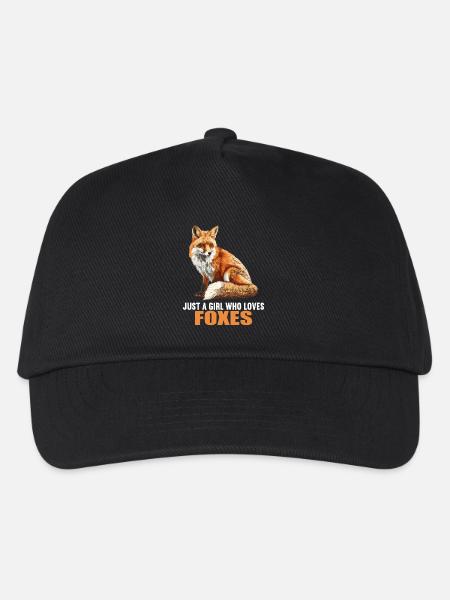 Füchse Fuchs - Kinder Basecap - Schwarz