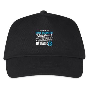 Civil Engineer I Am A Civil Engineer - Kids’ Baseball Cap - black - Front