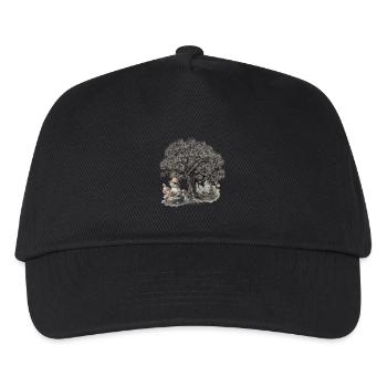 frog frogs nature nature lover toad children - Kids’ Baseball Cap - black - Front
