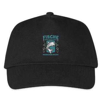 Fische Verstehen Mich Menschen Nicht - Kinder Basecap - Schwarz - Vorne