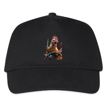 Tap Drums - Kids’ Baseball Cap - black - Front