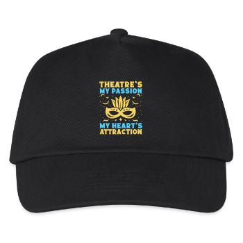 Musical Theatre My Passions Theater Design - Kinder Basecap - Schwarz - Vorne