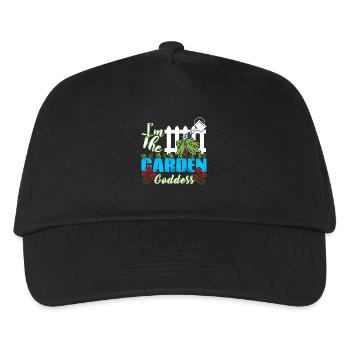 Gardening I'm The Garden Goddess - Kids’ Baseball Cap - black - Front