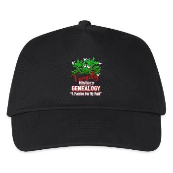 Genealogy A Passion For My Past - Kids’ Baseball Cap - black - Front
