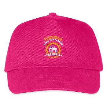 Farmer Farmer's Daughter Hotter - Kids’ Baseball Cap - fuchsia - Front