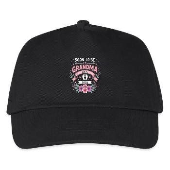 Soon grandma, soon to be grandma - Kids’ Baseball Cap - black - Front