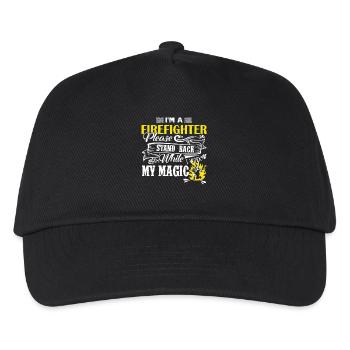 Firefighter I Am A Firefighter - Kids’ Baseball Cap - black - Front