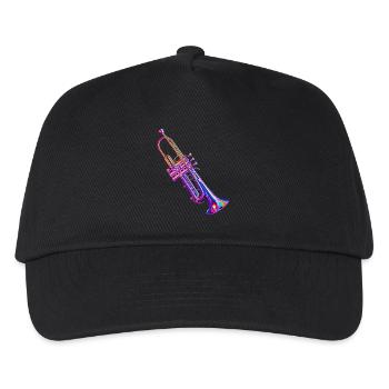 Trumpet - Kids’ Baseball Cap - black - Front