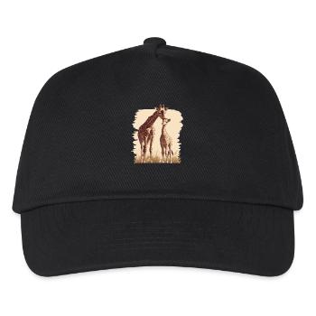 Giraffes Giraffe - Kids’ Baseball Cap - black - Front