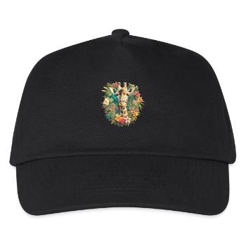 Giraffes Giraffe - Kids’ Baseball Cap - black - Front