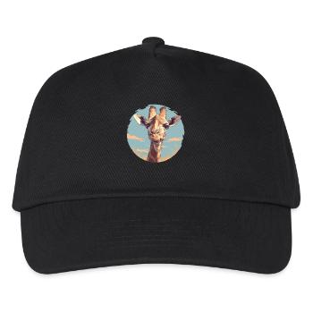 Giraffes Giraffe - Kids’ Baseball Cap - black - Front