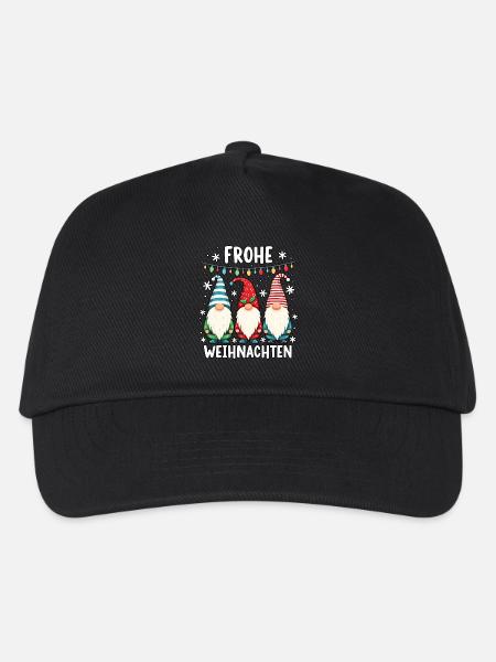 Frohe Weihnachten liebe Wichtel Xmas - Kinder Basecap - Schwarz
