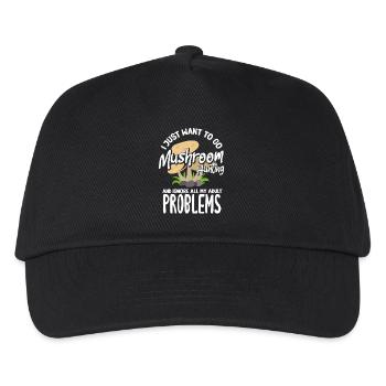 Mushroom Picker Lust Ignore Problems - Kids’ Baseball Cap - black - Front
