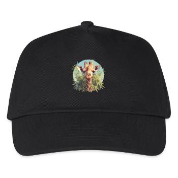 Giraffes Giraffe - Kids’ Baseball Cap - black - Front