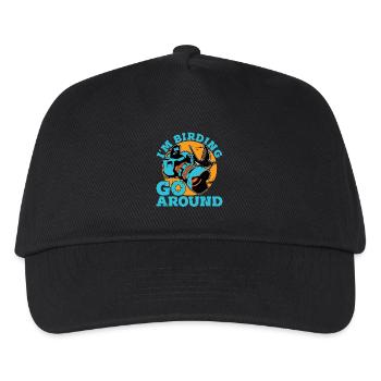 Bird Photography I'm Birding Go Around Ornithology - Kids’ Baseball Cap - black - Front