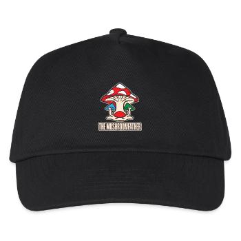 Mushroom Foraging Hunter Mushroomfather Morel - Kids’ Baseball Cap - black - Front