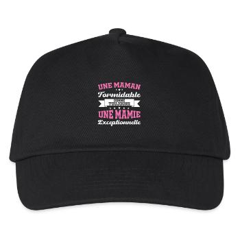 Cadeau pour Grand-Mère - Une Mamie Exceptionnelle - Casquette de baseball Enfant - noir - Devant