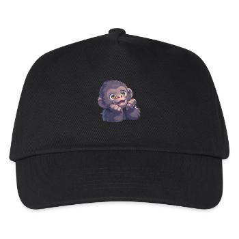 Gorillas Gorilla - Kids’ Baseball Cap - black - Front