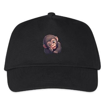 Gorillas Gorilla - Kids’ Baseball Cap - black - Front