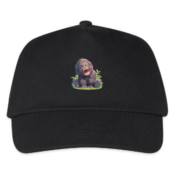 Gorillas Gorilla - Kids’ Baseball Cap - black - Front