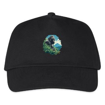 Gorillas Gorilla - Kids’ Baseball Cap - black - Front