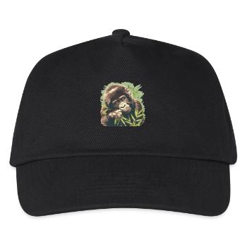 Gorillas Gorilla - Kids’ Baseball Cap - black - Front