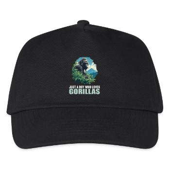 Gorillas Gorilla - Kids’ Baseball Cap - black - Front