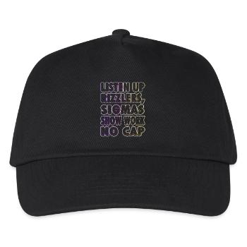 Listen Up Rizzlers, le spectacle de Sigma Work No Cap - - Casquette de baseball Enfant - noir - Devant