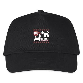 Cute Dog Groomer - Kids’ Baseball Cap - black - Front