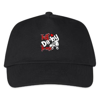 Roller Derby Talk Dirby To Me - Kids’ Baseball Cap - black - Front