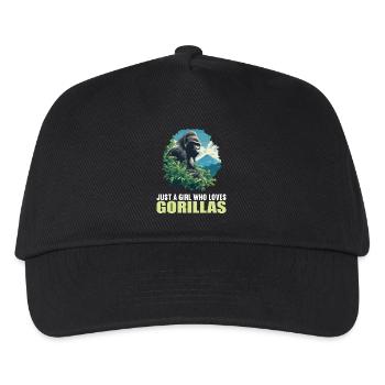 Gorillas Gorilla - Kids’ Baseball Cap - black - Front