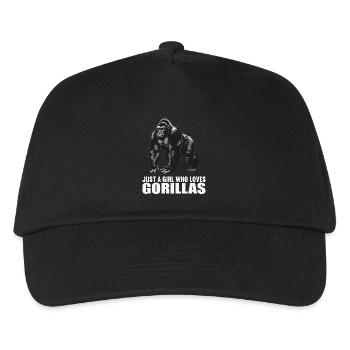 Gorillas Gorilla - Kids’ Baseball Cap - black - Front