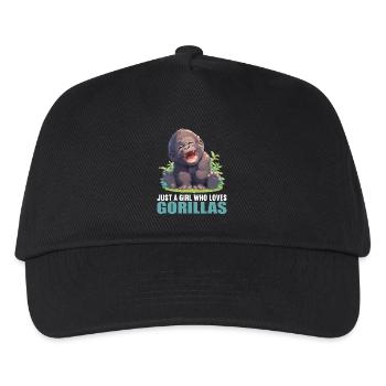 Gorillas Gorilla - Kids’ Baseball Cap - black - Front