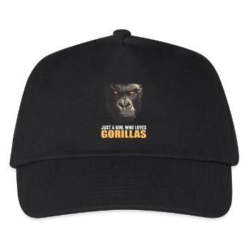 Gorillas Gorilla - Kids’ Baseball Cap - black - Front