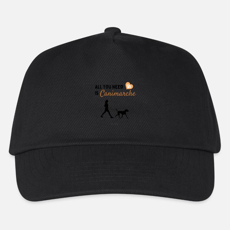 All you need is canimarche marche avec chien - Casquette de baseball Enfant - noir