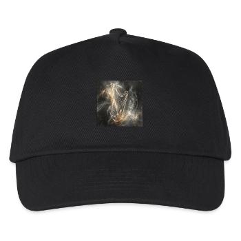 Harfe - Kinder Basecap - Schwarz - Vorne