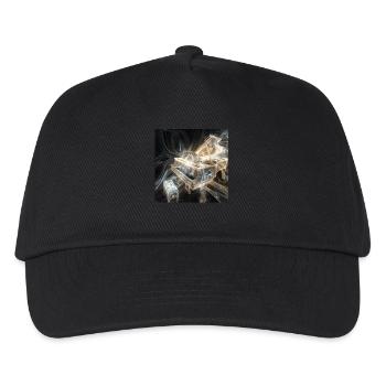 Klavier - Kinder Basecap - Schwarz - Vorne
