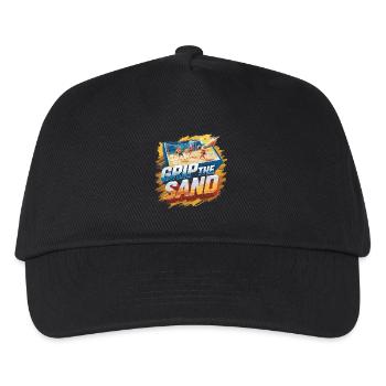 Beachvolleyball The Sand - Kinder Basecap - Schwarz - Vorne