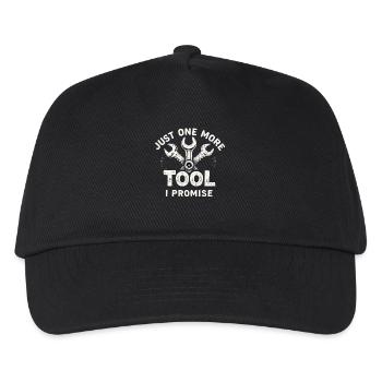 Just One More I Promise Craftsmen Crafts - Kids’ Baseball Cap - black - Front