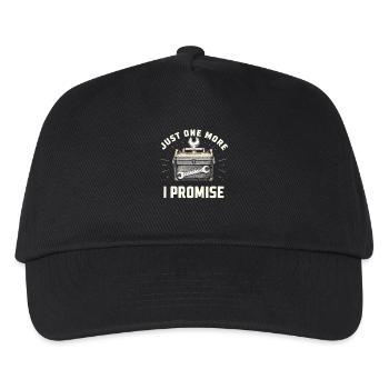 Just One More I Promise Craftsmen Crafts - Kids’ Baseball Cap - black - Front
