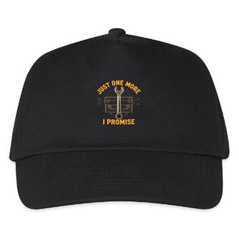 Just One More I Promise Craftsmen Crafts - Kids’ Baseball Cap - black - Front