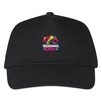 Breakdance Crew Breakdance Breakdancing Breakdance - Casquette de baseball Enfant - noir - Devant
