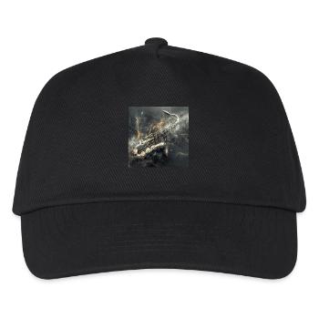 Saxophon - Kinder Basecap - Schwarz - Vorne