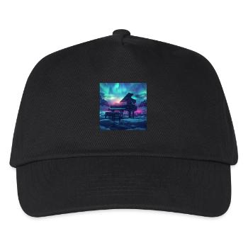 Klavier - Kinder Basecap - Schwarz - Vorne