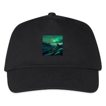 Trompete - Kinder Basecap - Schwarz - Vorne