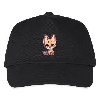 Servale Serval - Kinder Basecap - Schwarz - Vorne