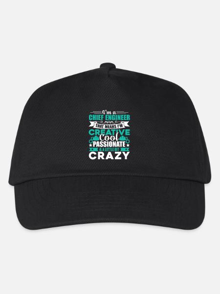 Chief Engineer I am A Cool Chief Engineer - Kids’ Baseball Cap - black