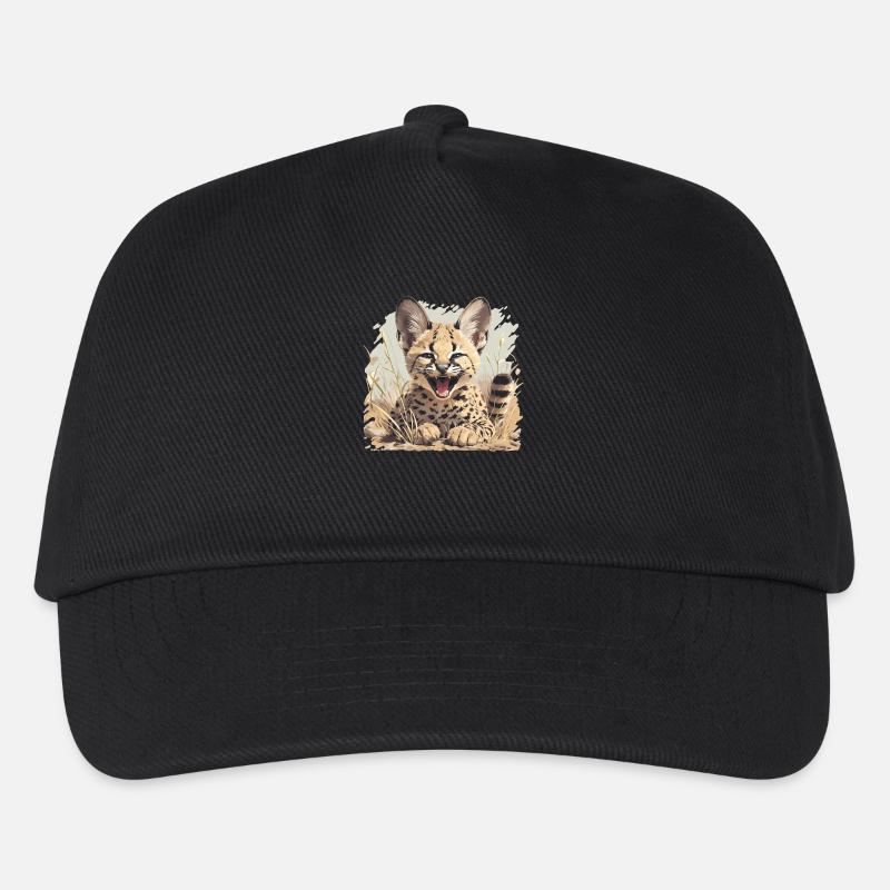 Servale Serval - Kinder Basecap - Schwarz